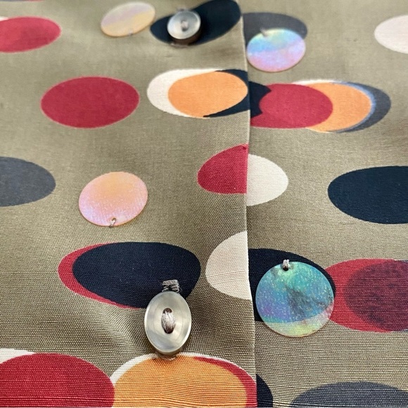 Brown Silk Button-front Blouse and Matching Pants Suit Set Size 4 Retro Vintage - Picture 7 of 15